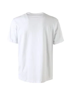 Lonsdale T-shirt da uomo in cotone con logo - bianco