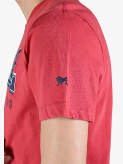 Lonsdale T-shirt da uomo in cotone con stampa logo