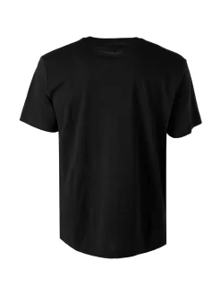 Lonsdale T-shirt da uomo in cotone con logo - nero