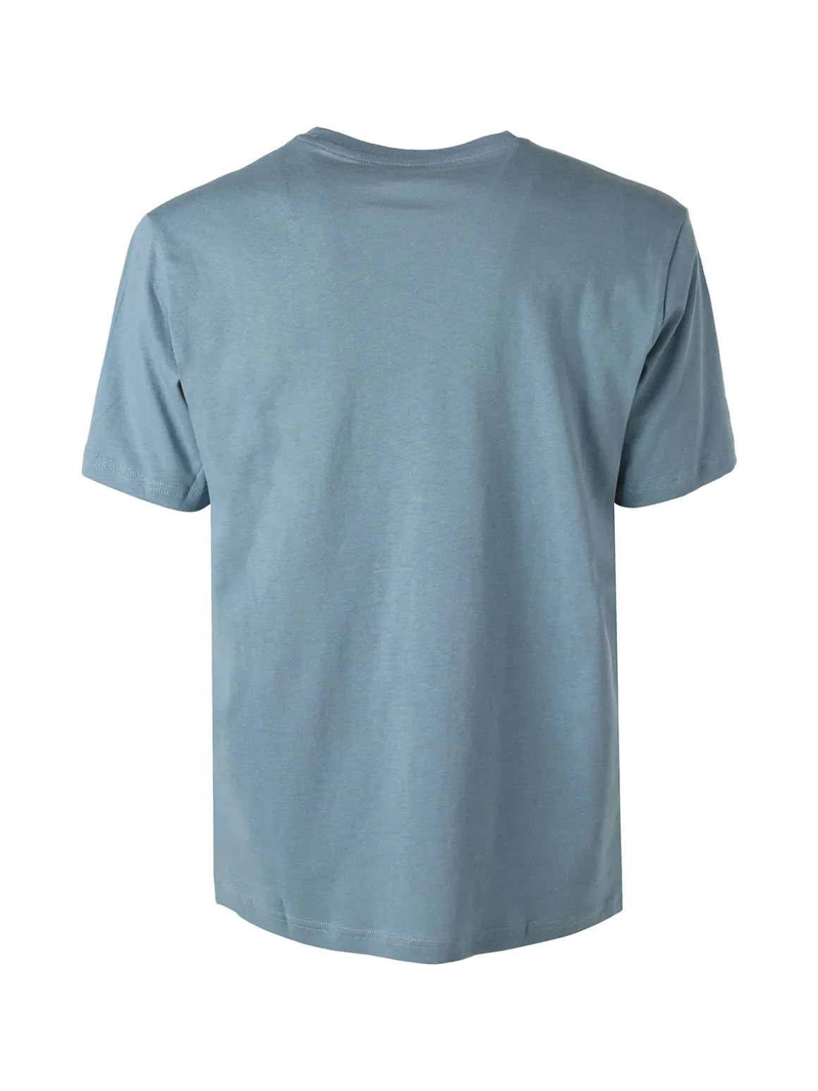 Lonsdale T-shirt da uomo in cotone con maxi stampa logo - blu