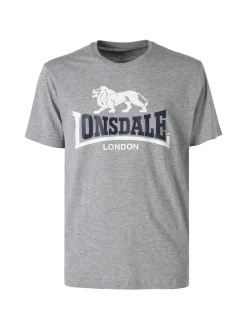 Lonsdale T-shirt da uomo in cotone con logo