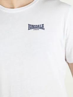 Lonsdale T-shirt da uomo in cotone con logo