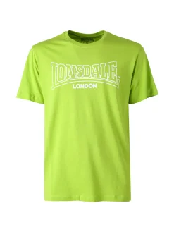 Lonsdale T-shirt da uomo in cotone con logo - mela