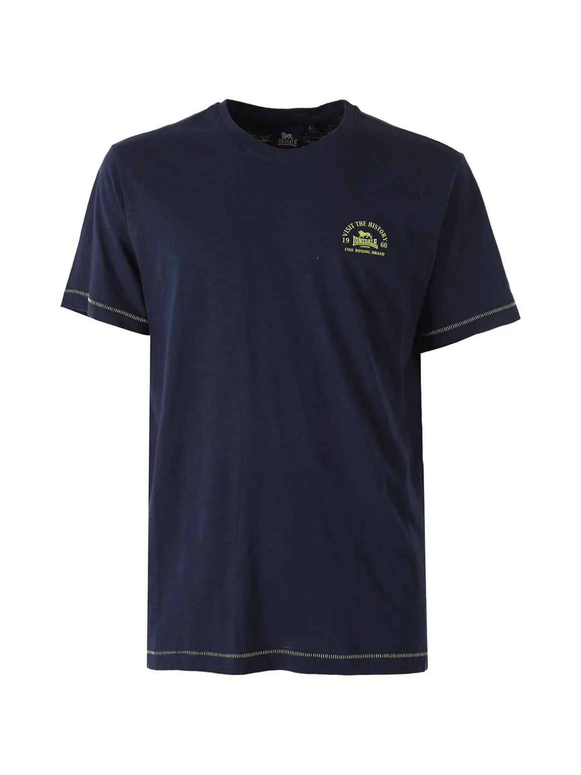 Lonsdale T-shirt da uomo in cotone - blu scuro