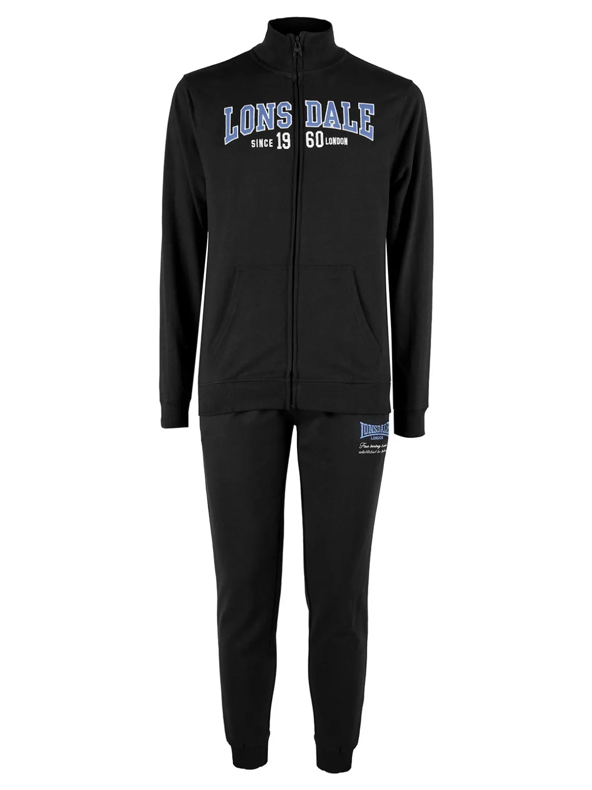 Lonsdale Tuta da uomo 2 pezzi con cappuccio e zip