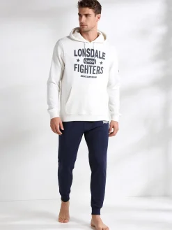 Lonsdale Tuta da uomo 2 pezzi con cappuccio