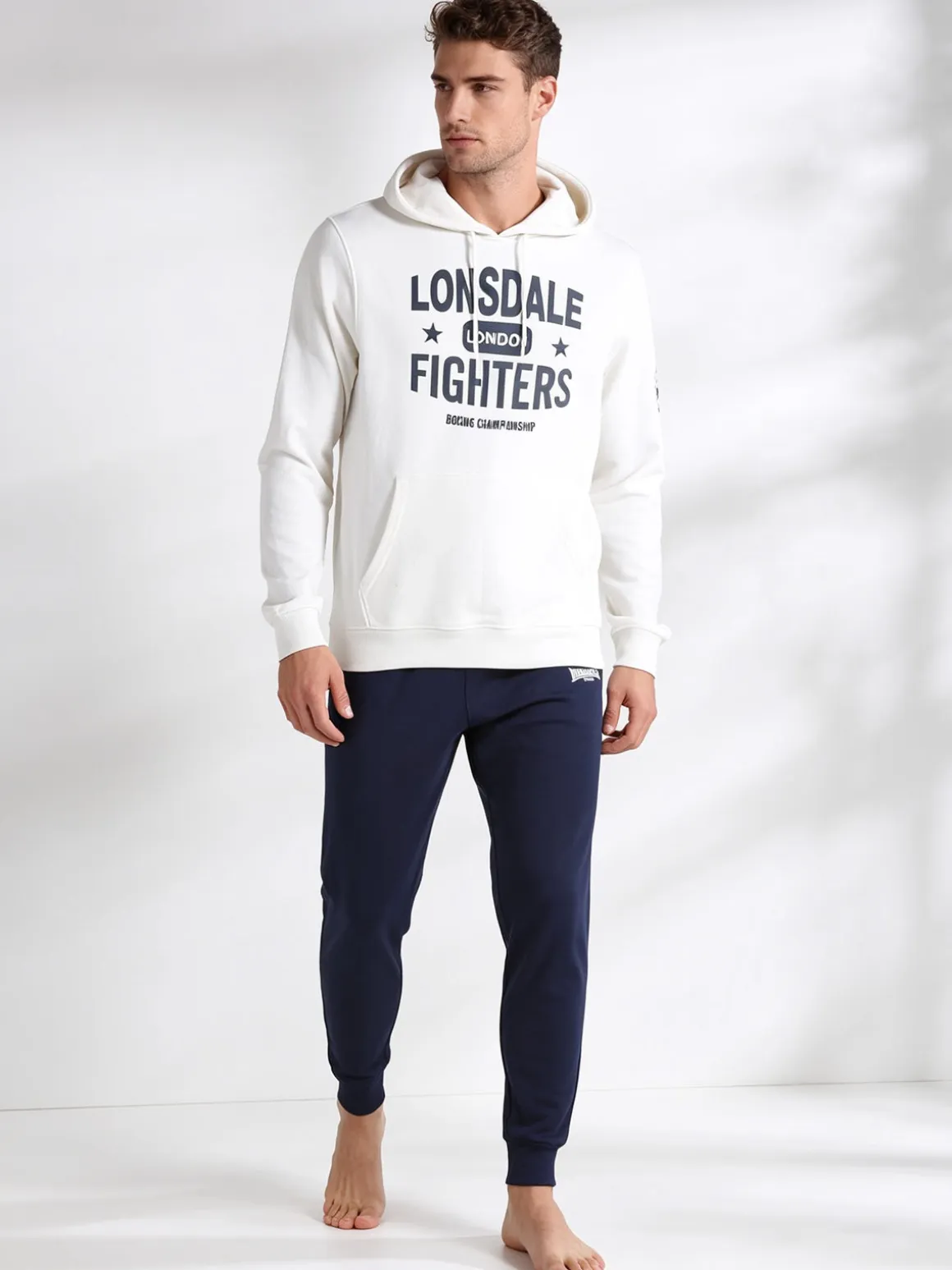 Lonsdale Tuta da uomo 2 pezzi con cappuccio