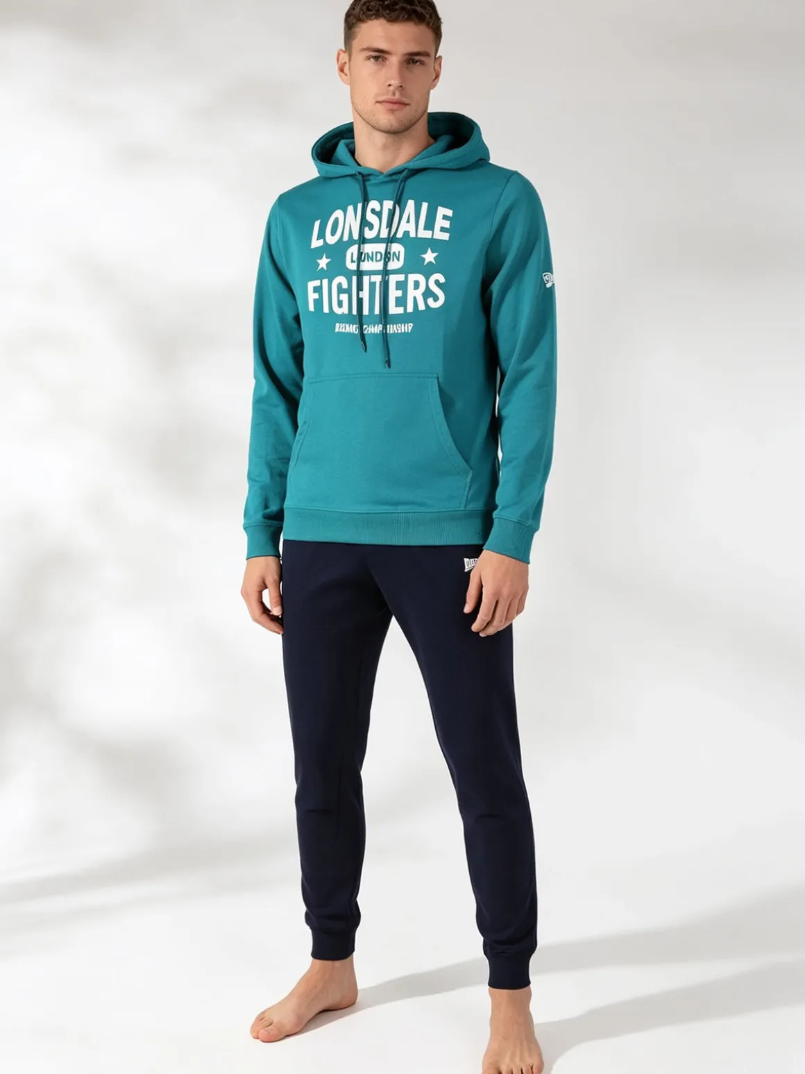 Lonsdale Tuta da uomo 2 pezzi con cappuccio