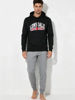 Lonsdale Tuta da uomo 2 pezzi con cappuccio