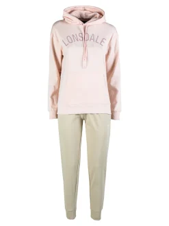 Lonsdale Tuta donna 2 pezzi con cappuccio