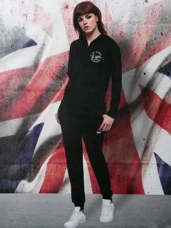 Lonsdale Tuta donna 2 pezzi full zip con cappuccio