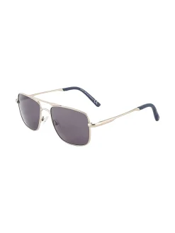 Looks Style Occhiali da sole aviatore da uomo - argento