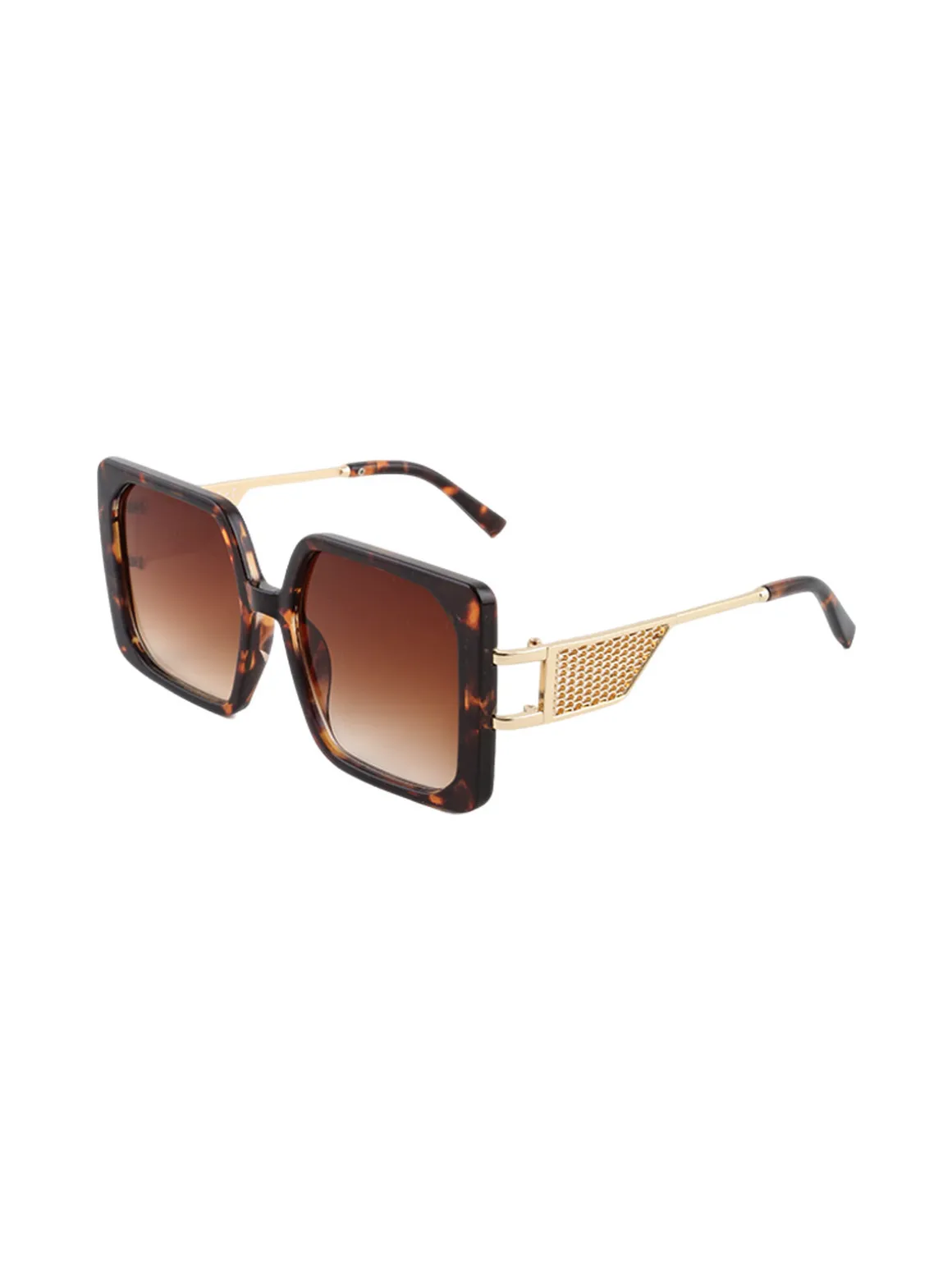 Looks Style Occhiali da sole quadrati da donna - moro