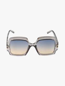 Looks Style Occhiali da sole quadrati da donna - grigio