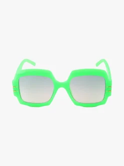 Looks Style Occhiali da sole quadrati da donna - verde