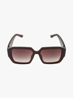 Looks Style Occhiali da sole quadrati da donna - marrone