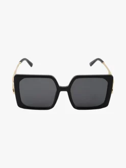 Looks Style Occhiali da sole quadrati da donna - nero