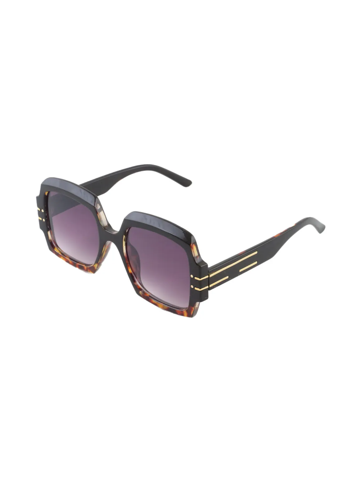 Looks Style Occhiali da sole quadrati da donna - moro