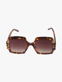 Looks Style Occhiali da sole quadrati da donna - marrone