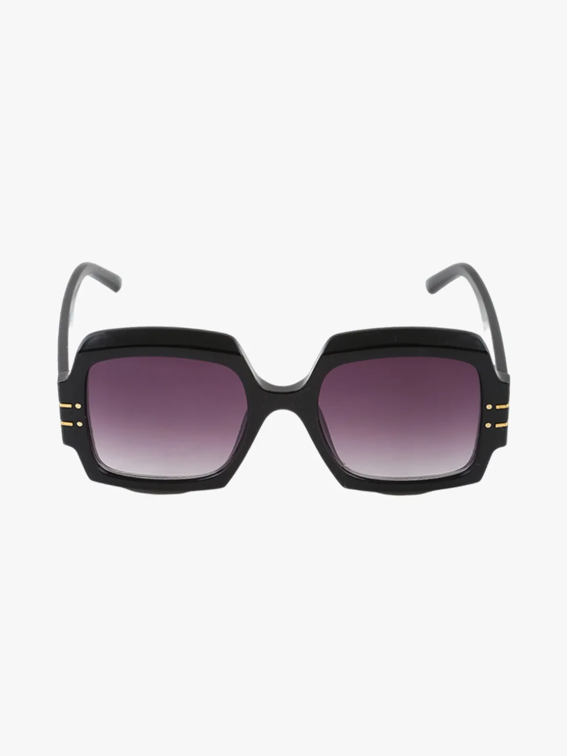Looks Style Occhiali da sole quadrati da donna - nero