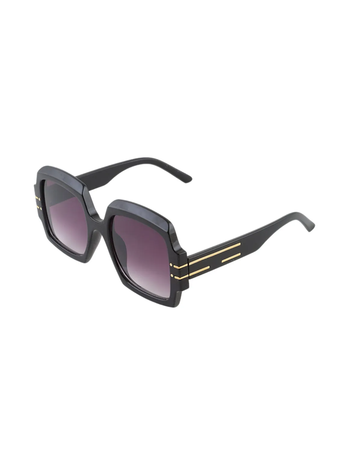 Looks Style Occhiali da sole quadrati da donna - nero