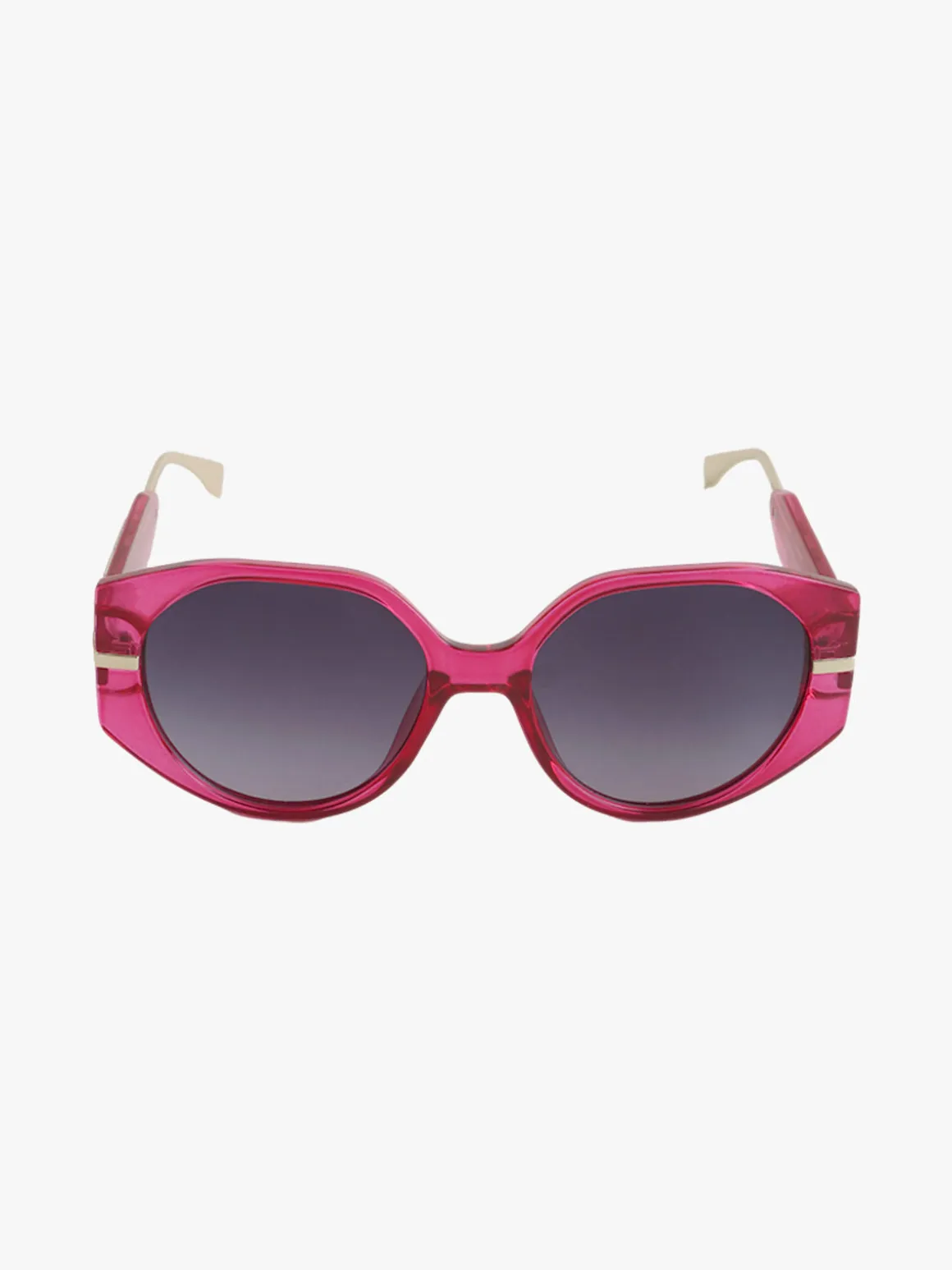 Looks Style Occhiali da sole squadrati da donna - porpora