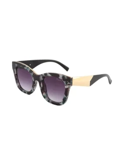 Looks Style Occhiali da sole squadrati da donna - grigio