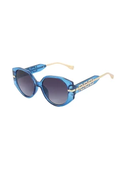 Looks Style Occhiali da sole squadrati da donna - blu