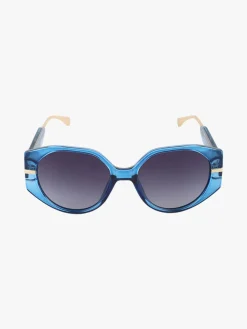 Looks Style Occhiali da sole squadrati da donna - blu
