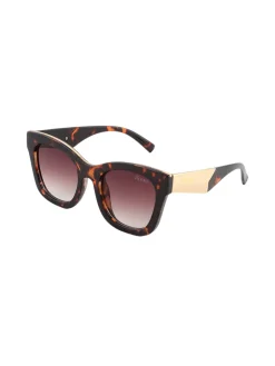 Looks Style Occhiali da sole squadrati da donna - moro
