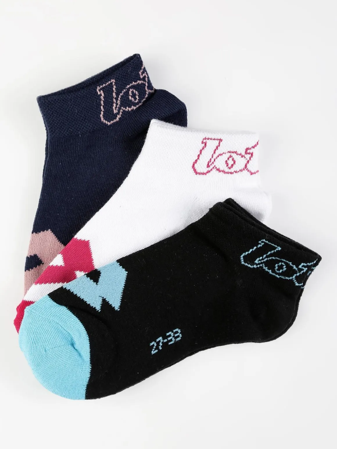 Lotto Calze corte da bambina confezione 3 paia