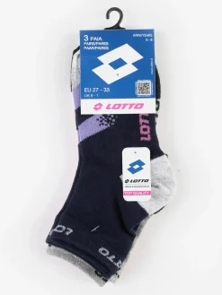 Lotto Calze midi da bambina bicolor Confezione 3 paia