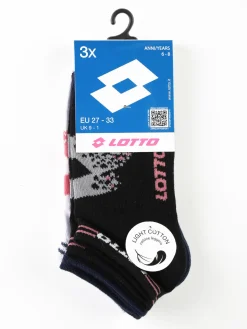 Lotto Calze salvapiede da bambina. Confezione da 3 paia