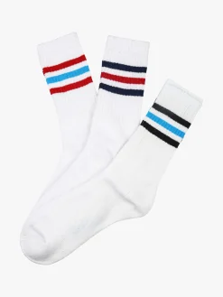 Lotto Confezione da 3 paia di calze tennis unisex - bianco