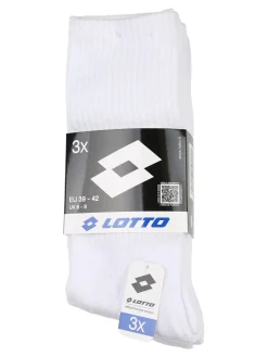 Lotto Confezione da 3 paia di calze tennis uomo - bianco