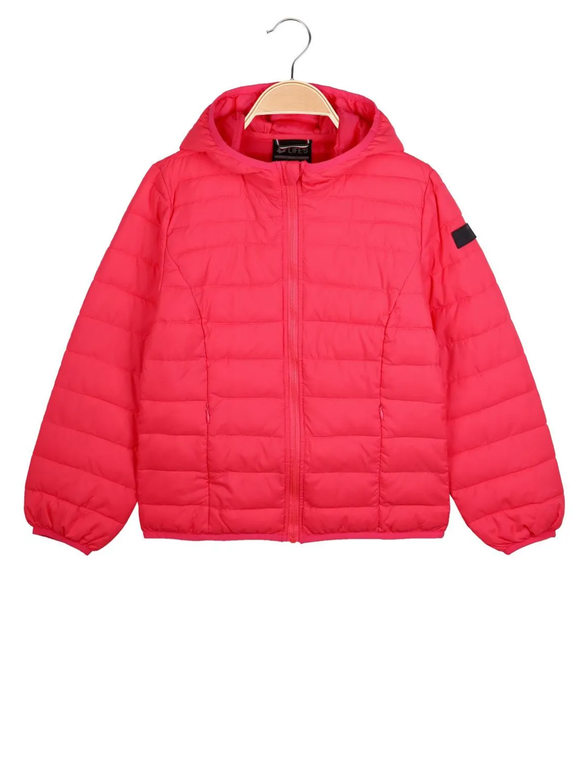 Lotto Dolly VII Bomber HD PAD G giubbino con cappuccio rosa fluo