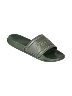 Lotto MIDAWAY IV SLIDE Ciabatte da uomo in gomma - militare