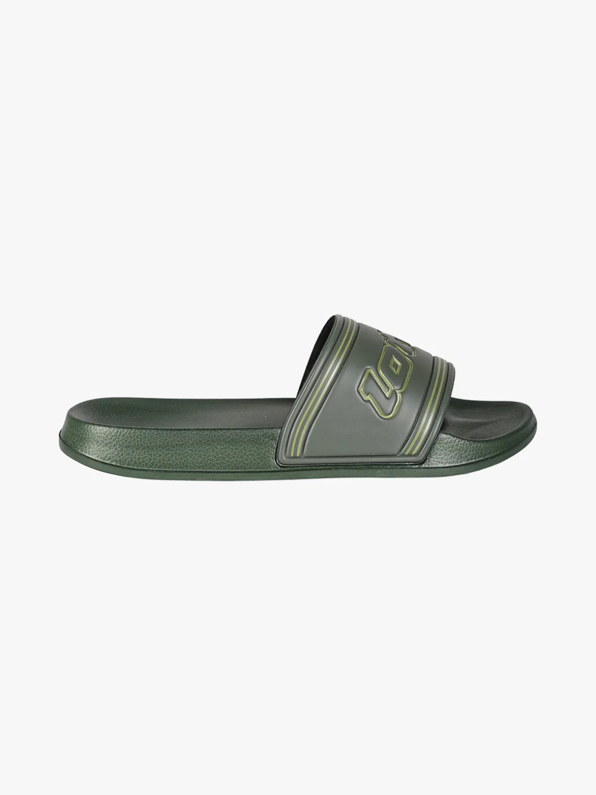 Lotto MIDAWAY IV SLIDE Ciabatte da uomo in gomma - militare