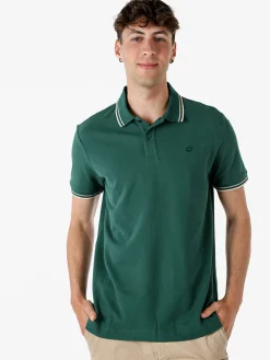 Lotto Polo da uomo in cotone a maniche corte - verde
