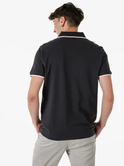Lotto Polo da uomo in cotone a maniche corte - grigio scuro