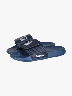Lotto RICO STRAP Ciabatte da uomo in gomma con strappo - blu scuro