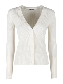 Louise Doro Cardigan donna in maglia a costine
