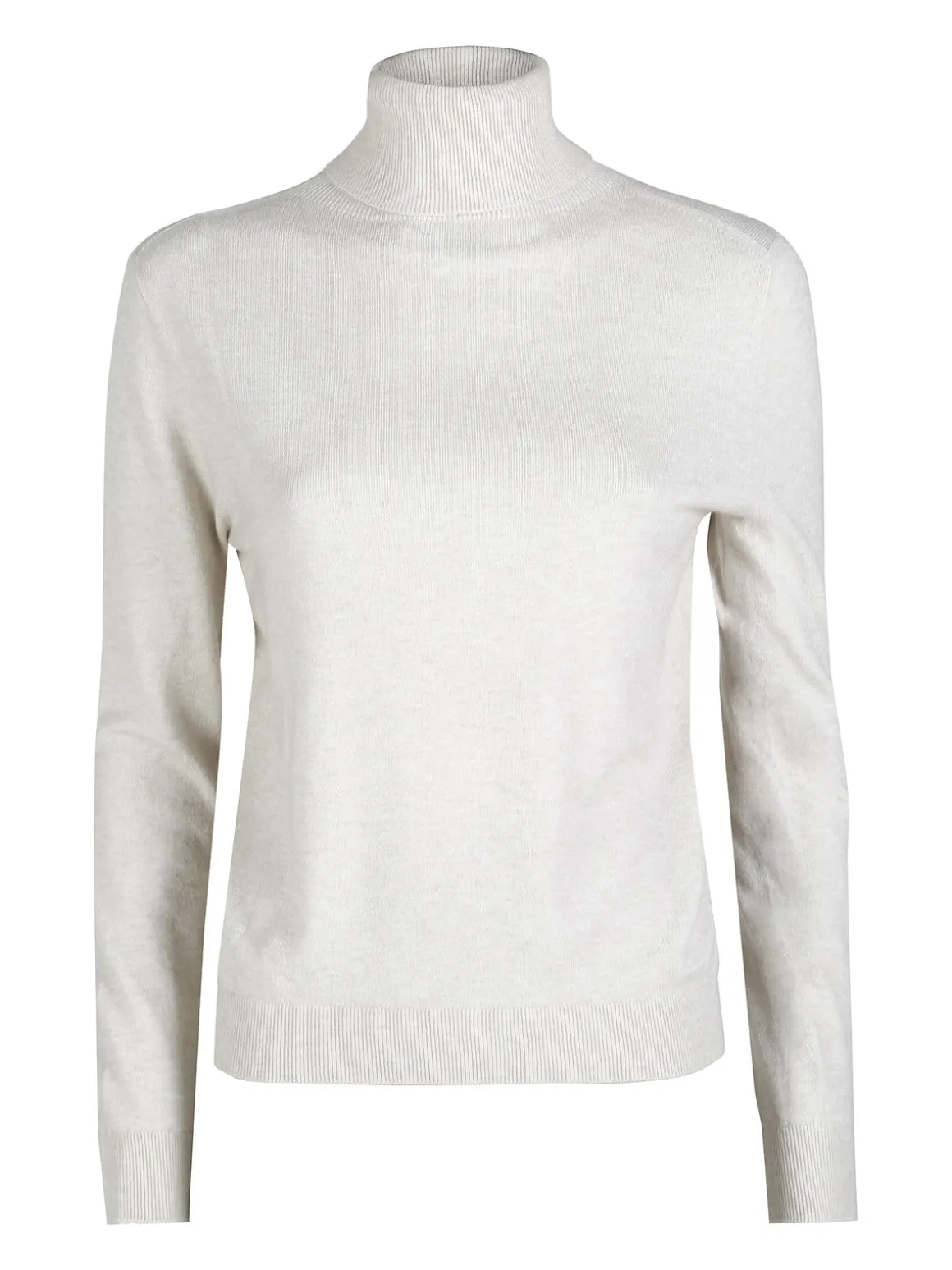 Louise Doro Dolcevita donna in maglia tinta unita - panna
