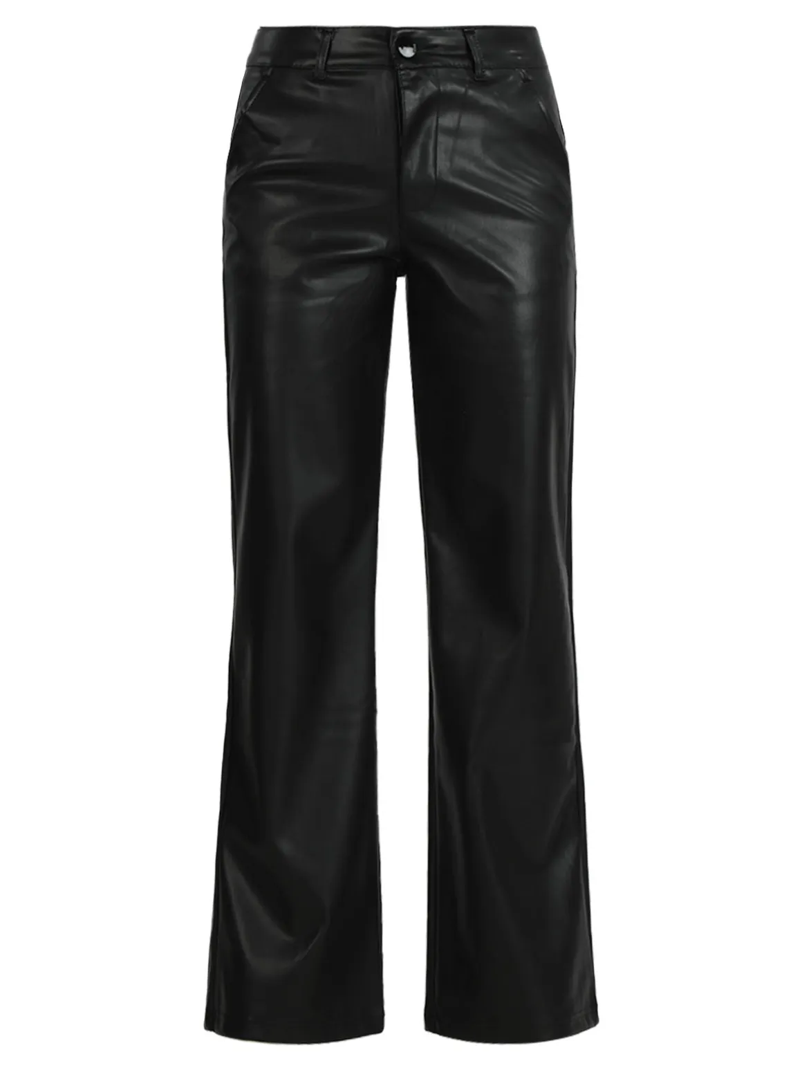 Louise Doro Pantaloni donna in ecopelle a gamba larga