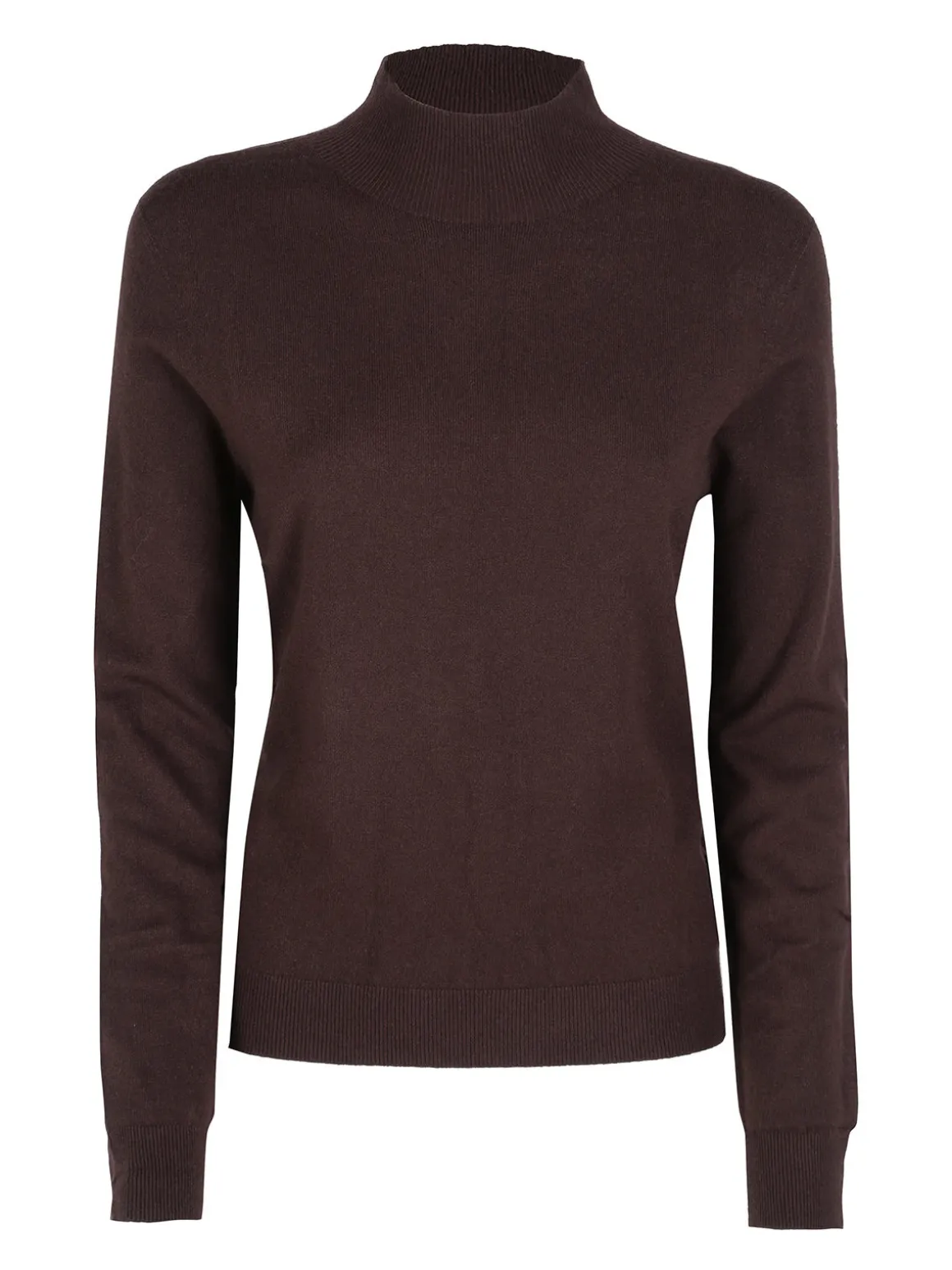 Louise Doro Pullover donna in maglia a collo alto - moro