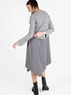 Louise Doro Set abito lungo da donna con maglia girocollo