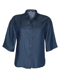 Louise Orop Camicia donna effetto jeans