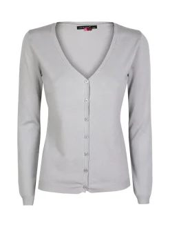 Louise Orop Cardigan da donna con bottoni