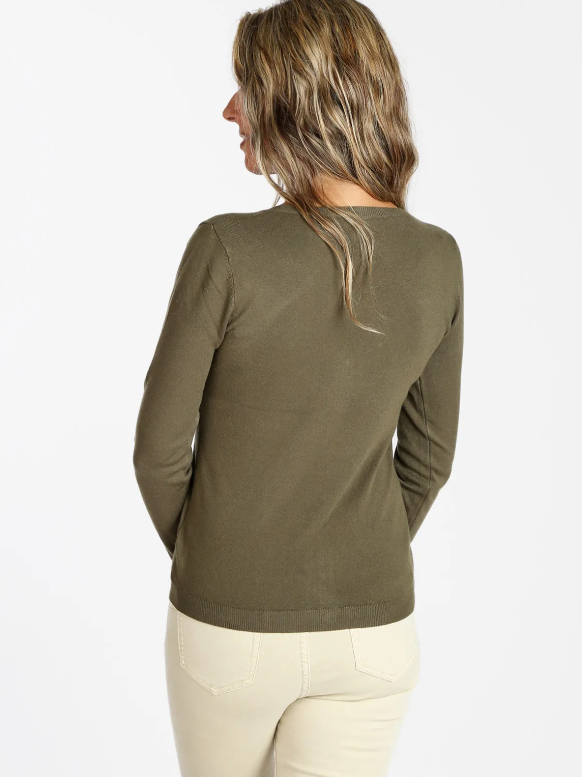 Louise Orop Cardigan da donna con bottoni
