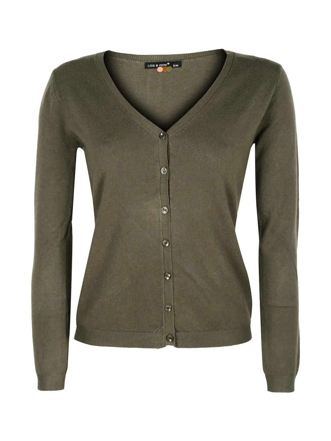 Louise Orop Cardigan da donna con bottoni